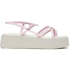 Vagabond Polyuretan Sko Vagabond Courtney Strappy Flatform - Pink