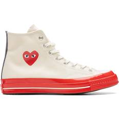 Comme des Garçons x Converse Play Chuck 70 High Top - Pristine/Red/Egret