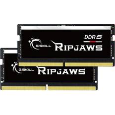 32 GB - SO-DIMM DDR5 - Sort RAM G.Skill Ripjaws SO-DIMM DDR5 4800MHz 2x16GB (F5-4800S3434A16GX2-RS)