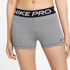 Nike Dame - Fitness - M - Træningstøj Shorts Nike Pro 365 3" Shorts Women - Smoke Grey/Htr/Black