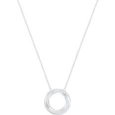 Swarovski Hilt Necklace - Silver/Transparent