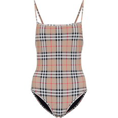 Burberry Dame Badetøj Burberry Check Swimsuit - Archive Beige