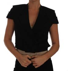 Dame - L - Silke Blazere Dolce & Gabbana Short Croped Blazer Jacket - Black