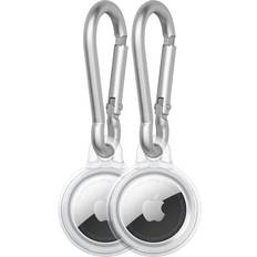 Tech21 Apple iPhone 13 mini Mobiltilbehør Tech21 Evo Clear Case for AirTag 2-Pack