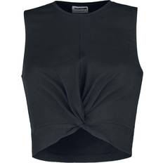 Noisy May Dame Overdele Noisy May Twiggi Cropped Sleeveless Top - Black