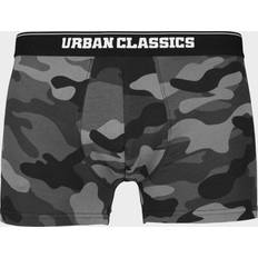 Urban Classics Hvid Underbukser Urban Classics Camouflage Boxer Shorts 2-Pak (Woodland, 2XL)