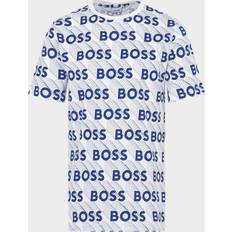 Hugo Boss T-shirts Børnetøj HUGO BOSS Børn All Over Logo T-shirt