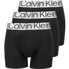 Calvin Klein Boxsershorts tights - Økologisk materiale Undertøj Calvin Klein Steel Cotton Boxer 3-pack