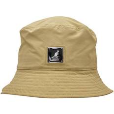 Beige - Nylon Hatte Kangol Bucket Hat