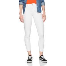 Dame - Elastan/Lycra/Spandex - Hvid Jeans Only Trousers Hvid, Dame