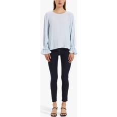 Karen by Simonsen Birdiekb Blouse Kvinde Bluser Relaxed Fit Ensfarvet hos Magasin 144110