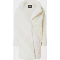 Urban Classics Hvid Jakker Urban Classics Ladies Ladies Oversized Sherpa Coat