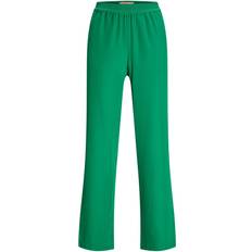Jack & Jones Dame - Grøn - Trekvartlange ærmer Bukser & Shorts Jack & Jones Poppy Regular Trousers - Green/Jolly Green