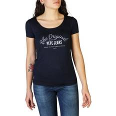 Pepe Jeans Hvid T-shirts & Toppe Pepe Jeans t-shirt Cameron_Pl505146 Hvid, Dame