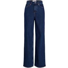 Jack & Jones Dame - Firkantet - Korte kjoler Bukser & Shorts Jack & Jones Jxtokyo Hw Cr6001 Wide Fit Jeans - Blue/Dark Blue Denim