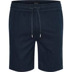 Herre - Hør Bukser & Shorts Matinique Barton shorts - Dark Navy