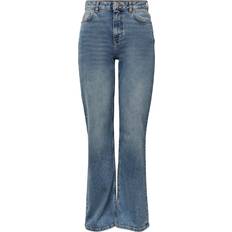 28 - Dame - Høj talje Jeans Pieces Pcholly Hw Wide Jeans Mb Noos Bc