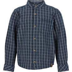 Ternede Overdele Minymo Check Shirt - Blue Nights (131747 - 7899)