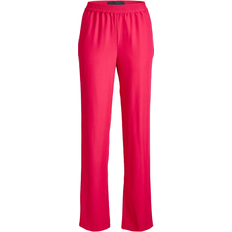 Jack & Jones Dame - L34 Bukser Jack & Jones Poppy Regular Trousers - Pink/Rose Red