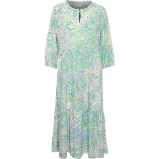 Camouflage - Grøn - S Kjoler Cream Kjole DaisyCR Flounce Dress Kim Fit