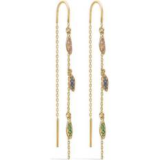 Mads Z Rosa Smykker Mads Z Papageno Earrings - Gold/Multicolour
