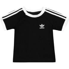 Adidas 92 Overdele adidas Infant 3-Stripes Tee - Black/White (H35545)