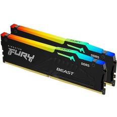 Kingston DDR5 RAM Kingston Fury Beast RGB DDR5 4800MHz 2x16GB ECC (KF548C38BBAK2-32)