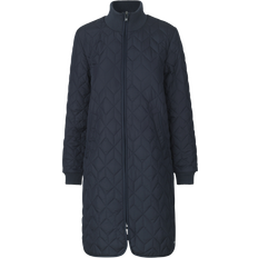 Ilse Jacobsen Frakker Ilse Jacobsen Padded Quilt Coat - Dark Navy