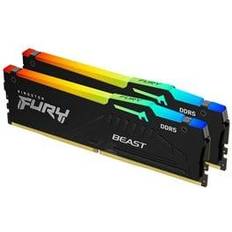 ECC RAM Kingston Fury Beast Black RGB DDR5 5600MHz 2x32GB (KF556C40BBAK2-64)