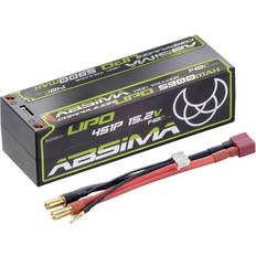 Absima Modelbyggeri-batteripakke (LiPo) 15.2 V 5900 mAh Celletal: 6 140 C Hardcase 5 mm, T-tilslutning