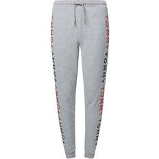 50 - Dame - Grøn - S Bukser Tommy Hilfiger Logo Embroidery Tapered Joggers HEATHER