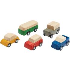 Plantoys Biler Plantoys Mini Wooden Vehicles Set of 5