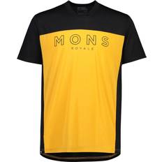 Elastan/Lycra/Spandex - Guld T-shirts Mons Royale Redwood Enduro VT T-shirt - BlackGold