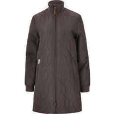 48 - Brun - Dame - Quiltede jakker Weather Report Nokka Long Quilted Jacket Women - Shale Mud