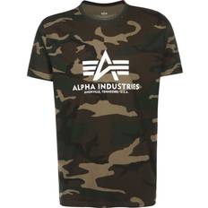 Alpha Industries Grøn - M T-shirts & Toppe Alpha Industries Bluser & t-shirts mørkegrøn