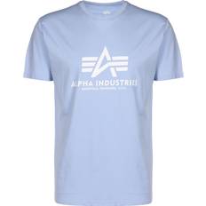 Alpha Industries Blå T-shirts & Toppe Alpha Industries Basic T-shirt - Light Blue