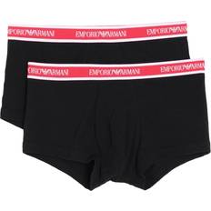 Emporio Armani Herre Undertøj Emporio Armani Underwear Men's 3-Pack Boxer Monogram, Black/Black/Black