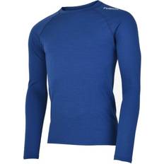 14 - Blå T-shirts Fusion Merino C3 LS Herre
