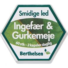 Berthelsen Ingefær & Gurkemeje 60 stk