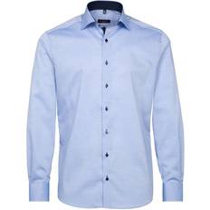 Eterna 3XL - Denimshorts - Herre Overdele Eterna Fein Oxford Modern Fit Shirt - Blue