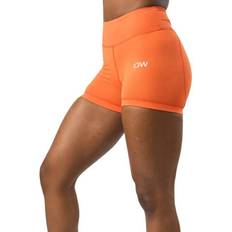 Nylon - Orange - XL Bukser & Shorts ICANIWILL Scrunch V-Shape Tight Shorts Women - Orange