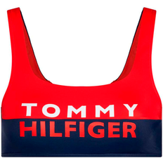 Gul - Nylon Bikinitoppe Tommy Hilfiger BRALETTE BIKINI W02077 XL7 (Red Glare, XS)