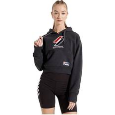 38 - Dame - M - Rød Sweatere Superdry Sportstyle Classic Boxy Hoodie