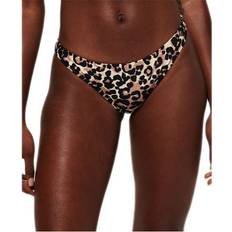 16 - 44 Bikinitrusser Superdry Leopard Cheeky Bikini Bottoms - Brown