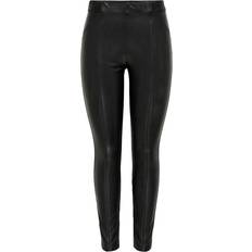 Cargobukser - Dame - Skind Bukser & Shorts Only Jessie Faux Leather Leggings