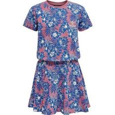 Hummel Flower Dress S/S - Heather Rose (213553-4866)