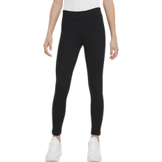 Nike Girl's Air Essential Mid-Rise Leggings - Black (DQ9121-010)