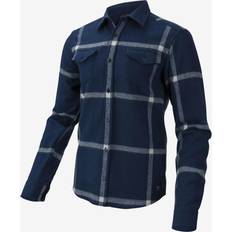 Polyamid - Ternede Overdele Ulvang Yddin Wool Flannel Shirt Men - New Navy/Vanilla