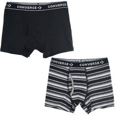 Converse Herre Tøj Converse Boxershorts 2-pak Sort/Gråstribet 10-12 år (140-152) Boxershorts