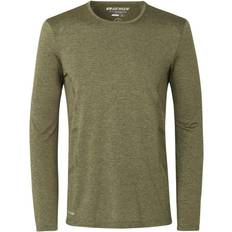 Grøn - XS T-shirts Geyser seamless langærmet T-shirt